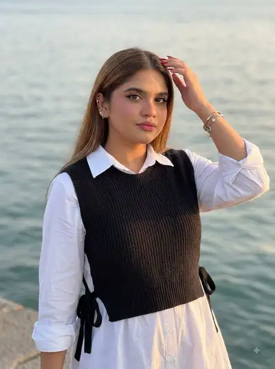 Seaside Editorial Fashion Portrait