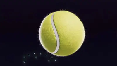 Cinematic 8K Macro Tennis Ball Unzip