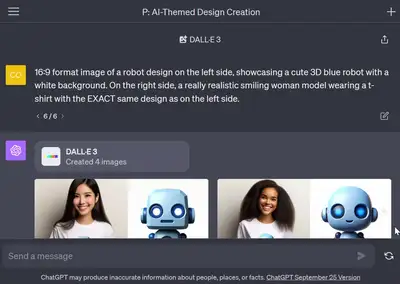 T-shirt Design and Model Mockup Prompt