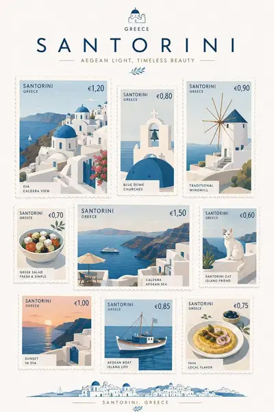 Premium Commemorative Postage Stamp Collection for Any Destination