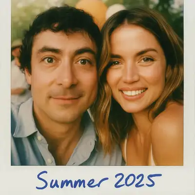 Candid Polaroid Selfie with Celebrity