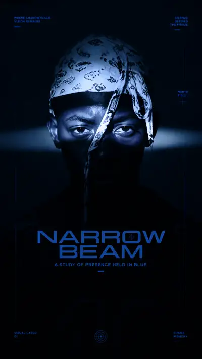 Experimental Portrait Poster with 4 Directions
