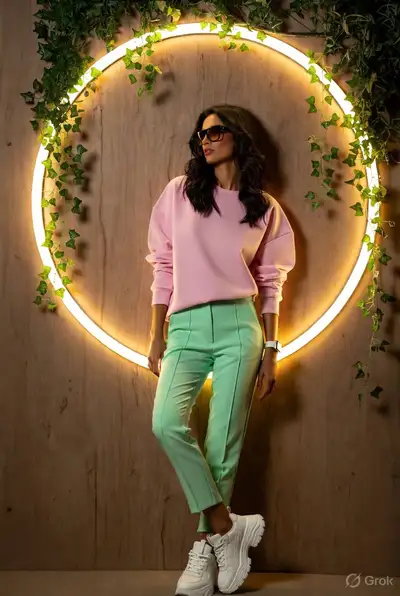 Ultra-Realistic Fashion Portrait with Ring Light