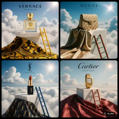 Heaven Is Branded: Surreal Luxury Product Render
