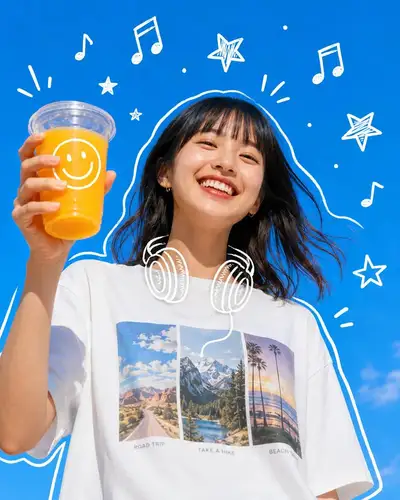 Gen-Z Summer Doodle Photography Prompt