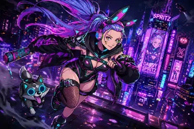 Game Splash Screen Illustration Prompt