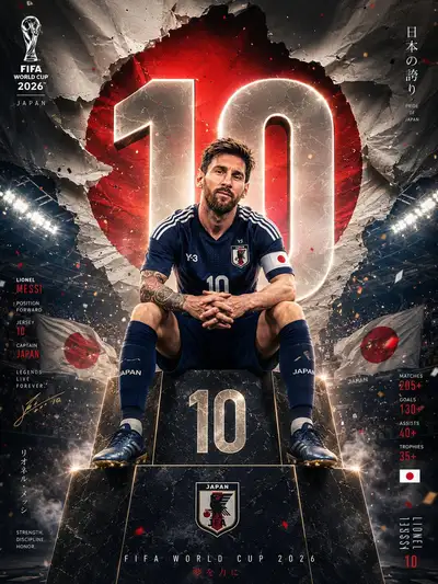 Cinematic FIFA World Cup Hero Poster