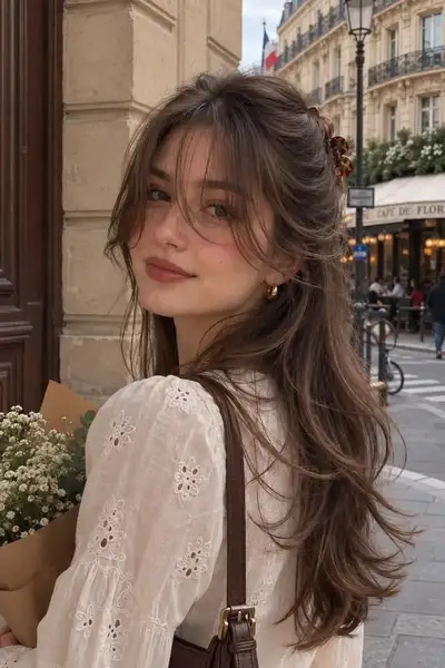 Photorealistic Parisian Street Portrait Prompt