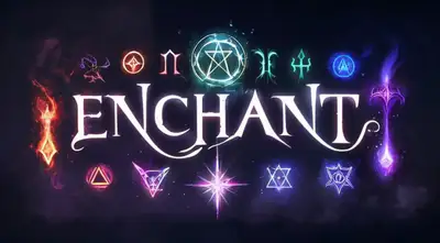 Magical Spell Effect for 'ENCHANT'