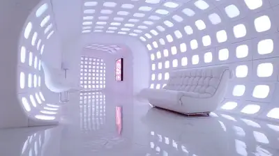 Stanley Kubrick Style Living Room