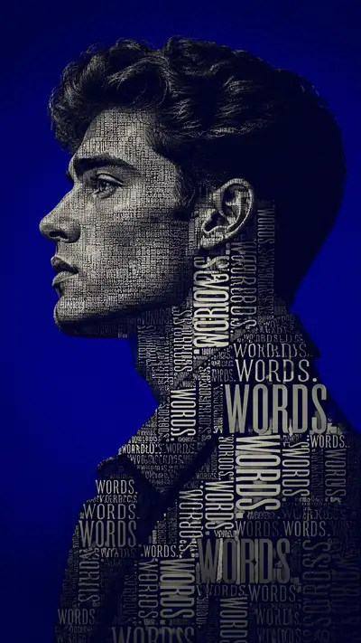 Typographic Silhouette Poster