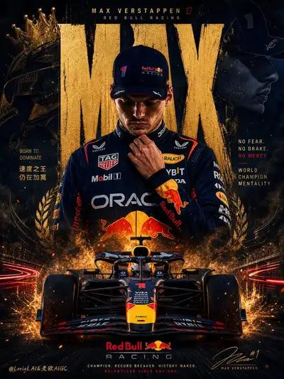 Póster manifiesto de campeonato de McLaren de Ayrton Senna