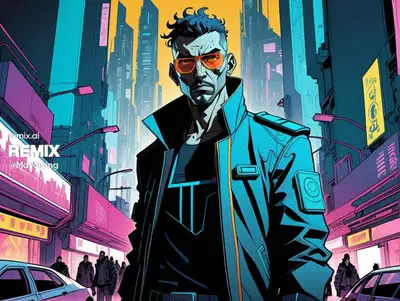Graphic Novel in Asaf Hanuka Style