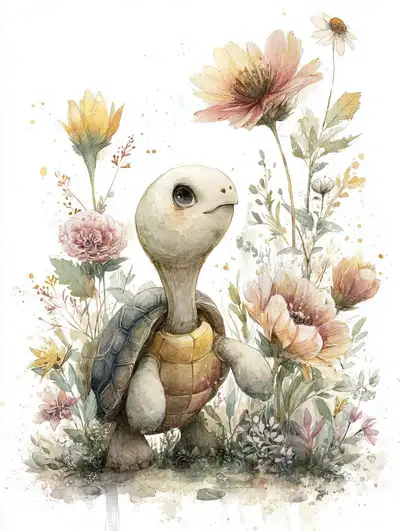 Hand-Painted Children's Book Aesthetic