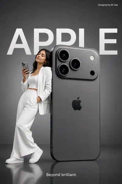 Minimalist oversized-product ad with GPT Image 2