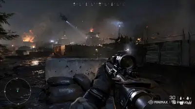 Prompt vidéo de gameplay FPS militaire moderne en POV, MiniMax H3