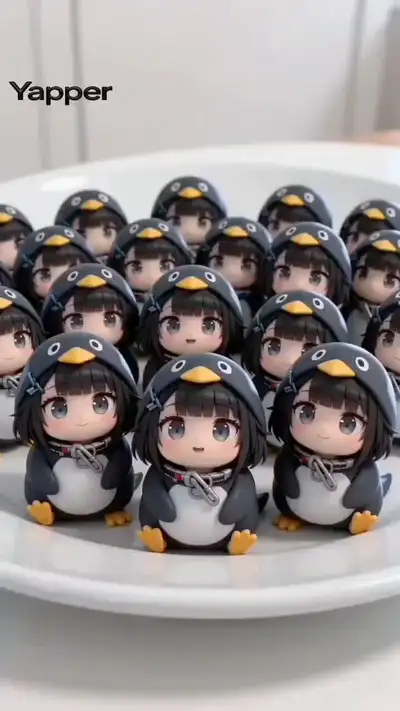Chibi-Gugugaga-Pinguinfiguren-Animation, Seedance 2.0