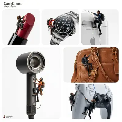 Surreal Oversized Handbag Editorial Fashion Photo