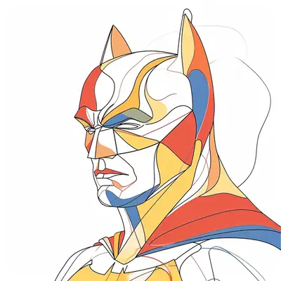 Minimalistic One-Line Portrait Prompt