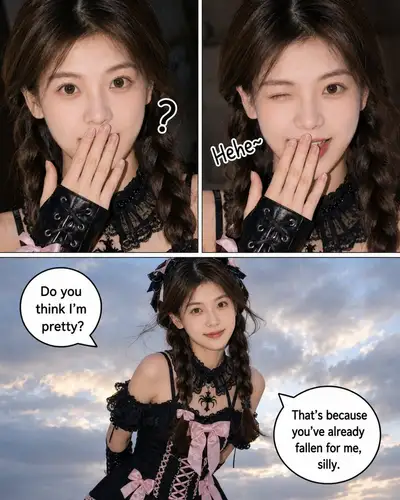 Gothic-Cute Comic Portrait Series