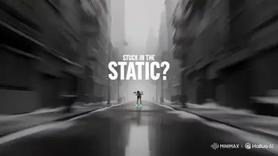 Outrun the Static: Motivational 3D Animation Prompt