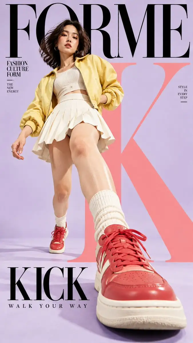 Fashion Editorial Shoe Prompts with Color Combinations | Wikiprompt