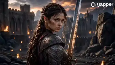 Fantasy Warrior Cinematic Video Prompt