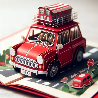 Pop-up book art prompt