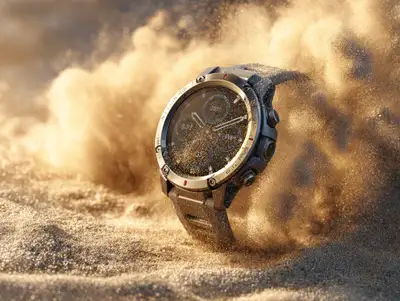 Sand and Wind Swirl Product Photography