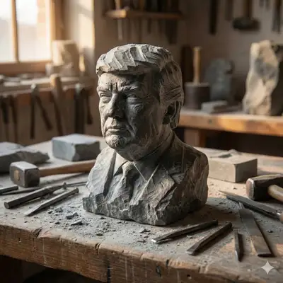 Stone-Carved Statue Prompt