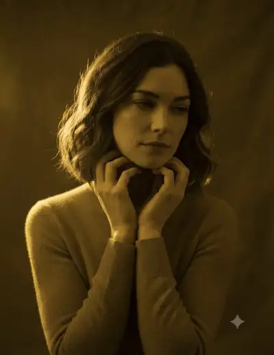 Timeless Golden-Sepia Portrait Prompt
