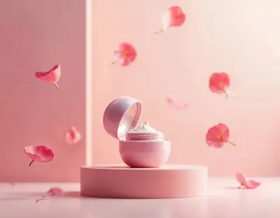 Elegant Face Cream Product Photography