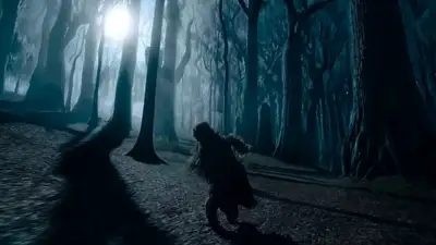 Desperate Chase Through Dark Forest