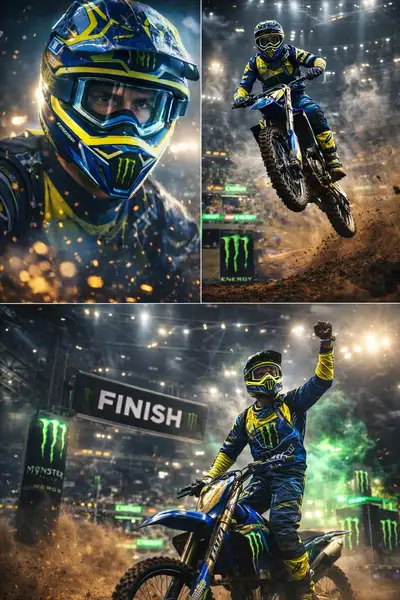 超ダイナミックなモトクロスレースシーン生成ツール