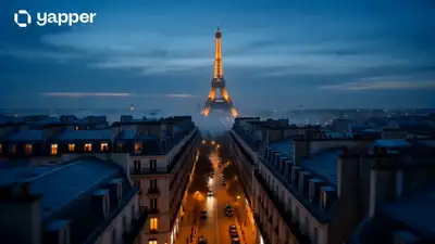 Cinematic Eiffel Tower Travel Film Sequence