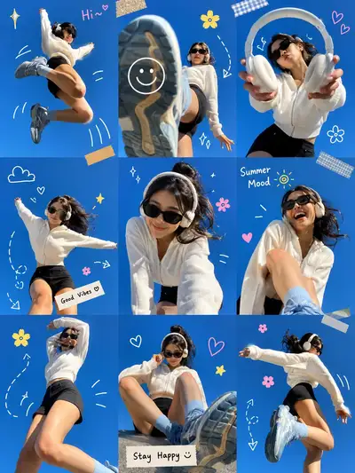 Gen Z Summer Photo Dump Collage