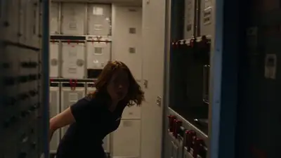Ultra-realistic cockpit action movie scene