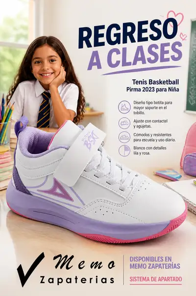 Premium Back-to-School Ad Campaign for Memo Zapaterias