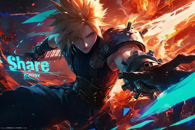 NIJI Style Text Banner Prompt