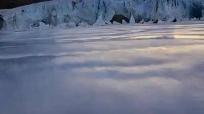 Arctic Ice Tsunami Chase Aerial