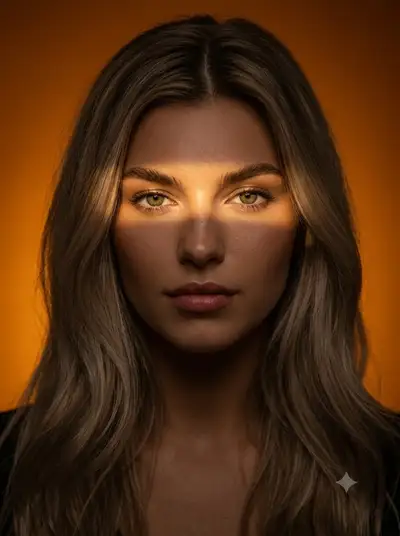 Cinematic Beauty Portrait with Rembrandt Lighting