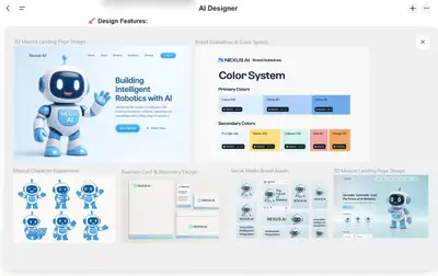 Generate a Full Startup Brand Kit with Genspark