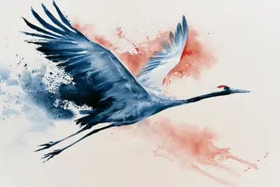 Prompt d'Art Aquarelle Sumi-e