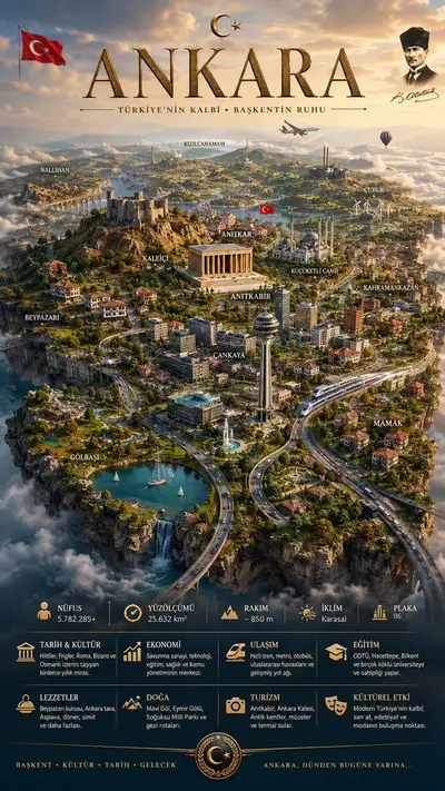Reiseplakat-Vorlage für schwebende Insel-Weltkarte