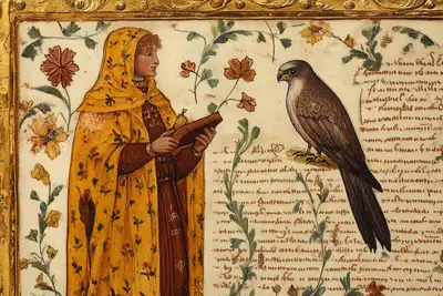 Medieval Illuminated Manuscript Page