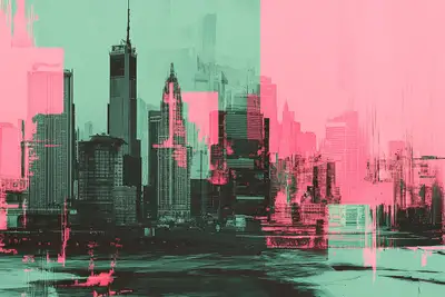 Error Glitch Collage Prompt