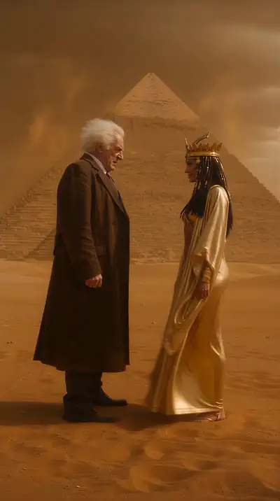 Einstein vs Cleopatra Pyramid Dance Battle