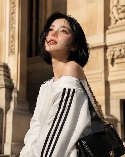 Cinematic Portrait of Young Woman in Golden Hour