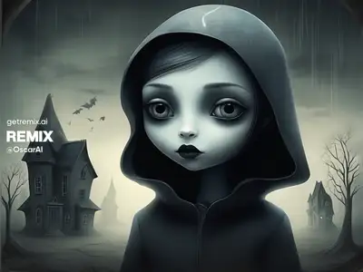 Spooky Children's Book Illustration Prompt