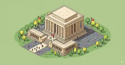 Isometric Theme Park Landmark Generator